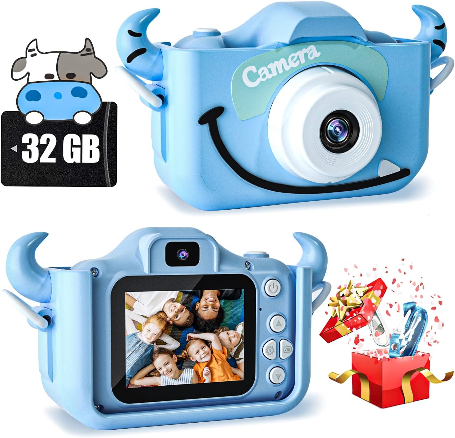 Thumbnail 6 de CIMELR kids digital camera with 32GB card