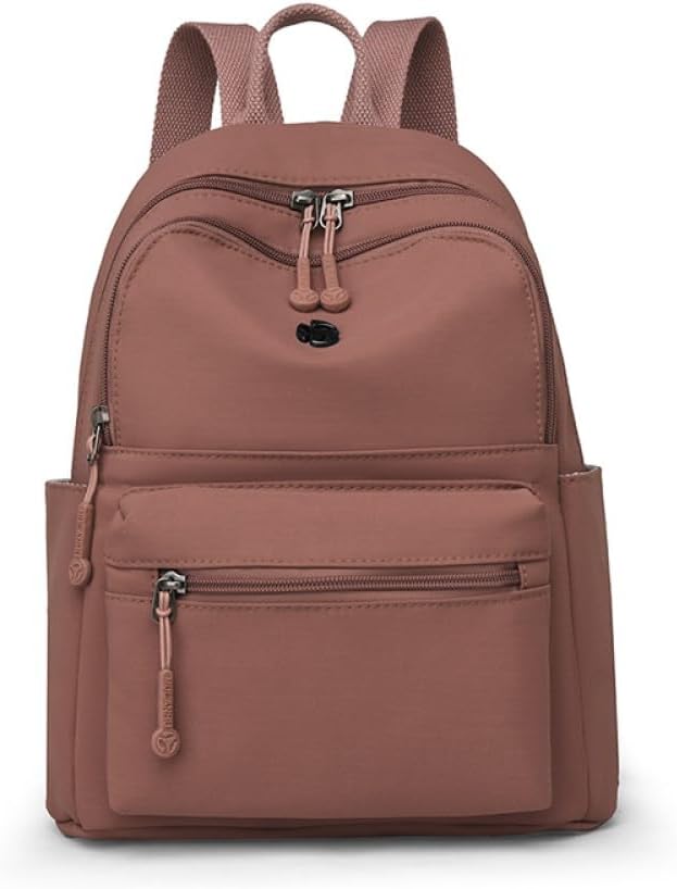 Detalle de YUESITE Small Fashion Backpack for Women — lightweight nylon daypack with anti-theft pocket