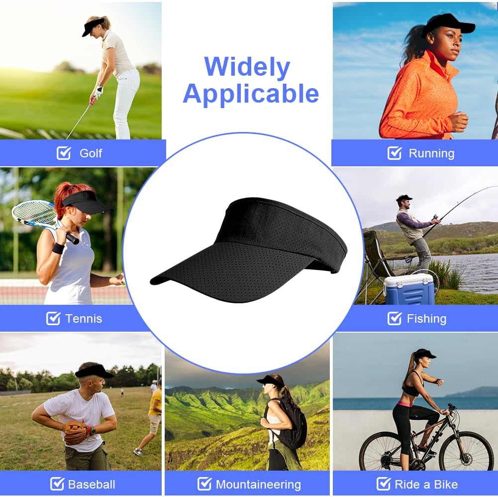 Detalle de Aomig Cappelli con Parasole: Berretto da Tennis/Golf con Visiera