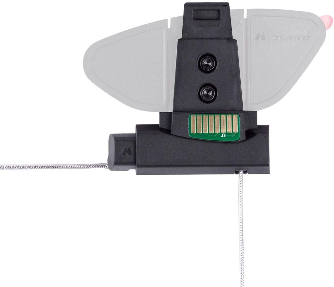 Midland base di aggancio di ricambio BT Pro per interfono moto (BTX2 PRO S/S LR, BTX1 PRO S, BTX1 PRO) – senza luce stop
