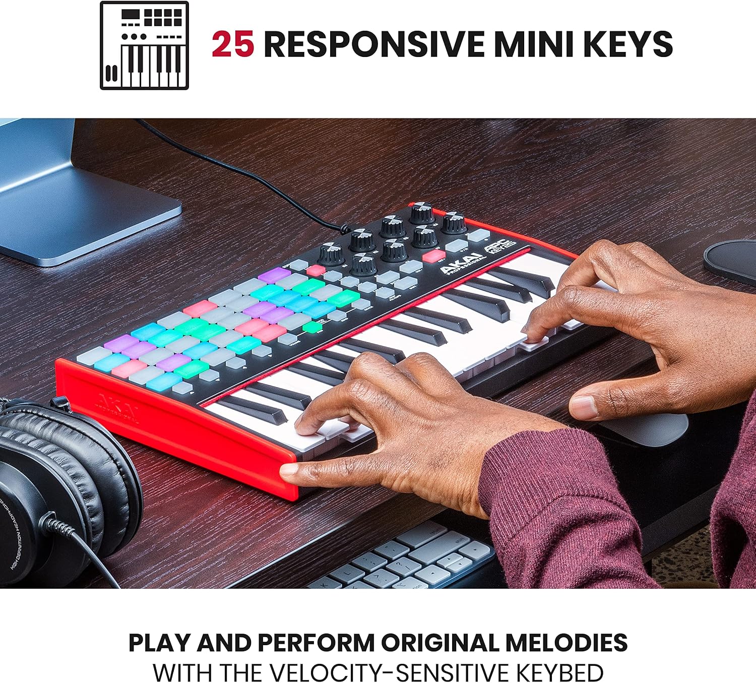 Detalle 2 de Akai Professional MIDI Keyboard Controller, 25 Keys