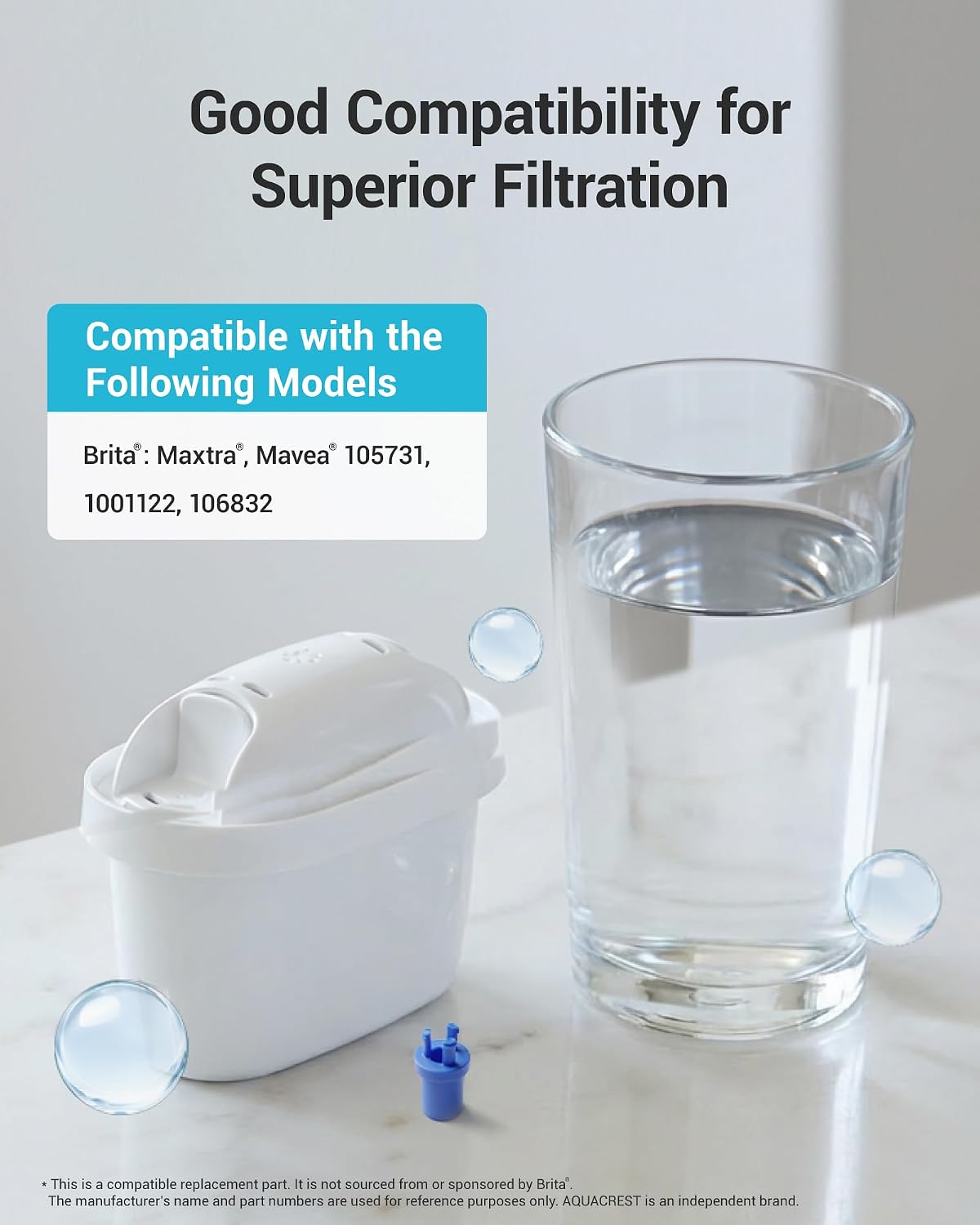 Detalle de AQUA CREST Filter Cartridges 12-pack