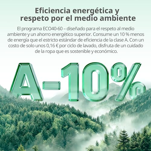Detalle de COMFEE' CF08EWP05W Lavadora 8 kg: eficiencia A-10%, vapor y programa para pelo de mascota