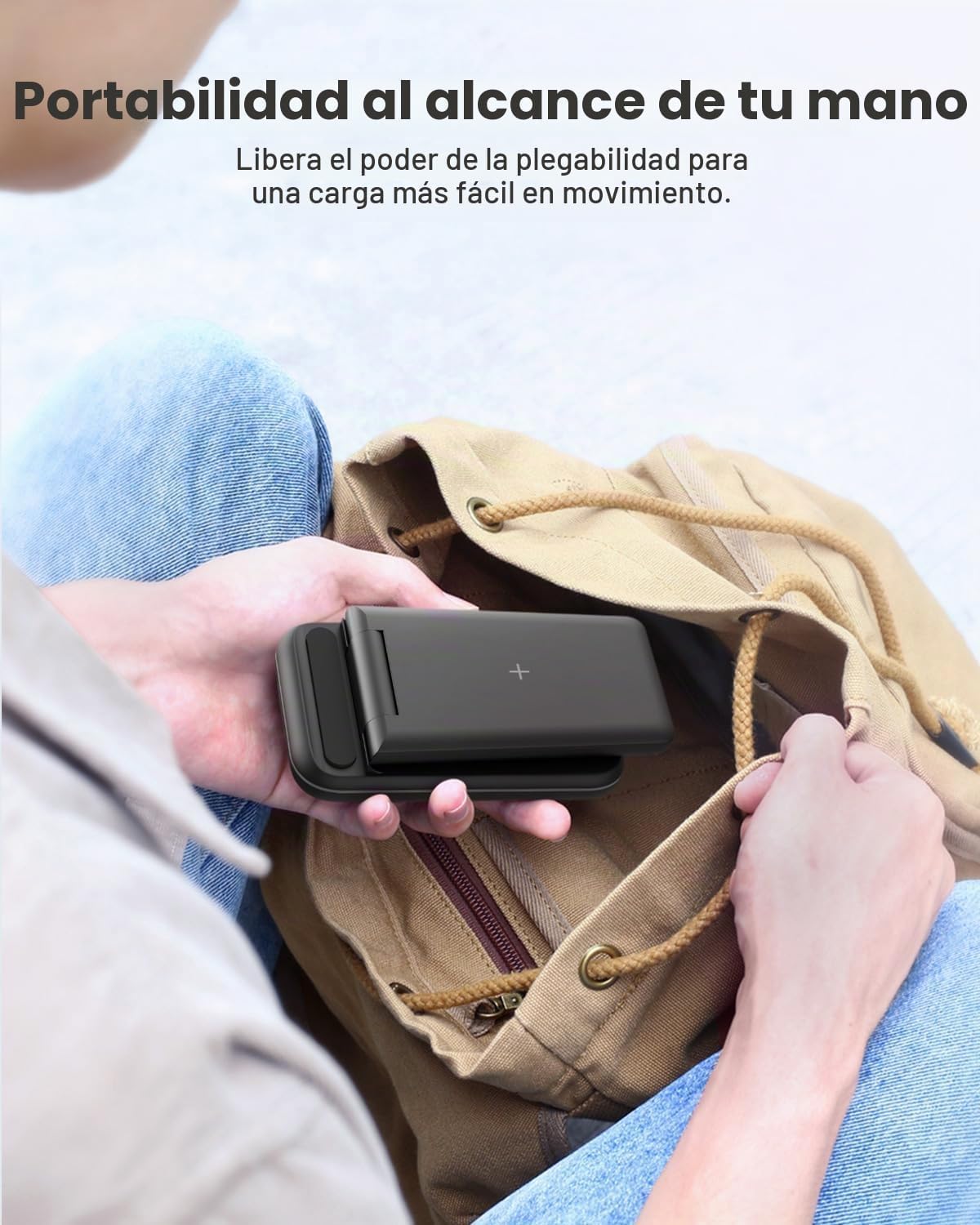 Detalle 1 de JoyGeek Cargador Inalámbrica 3 en 1