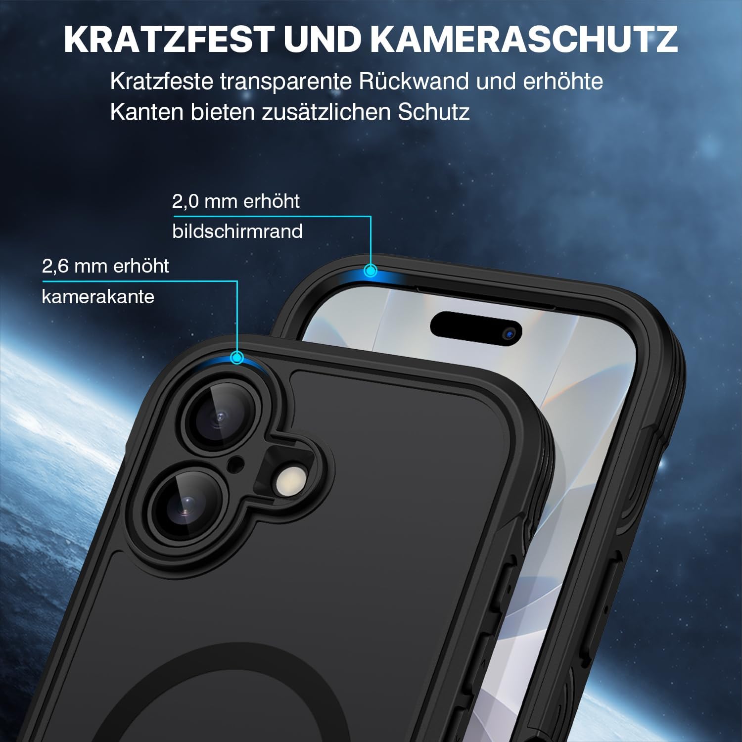 Thumbnail 5 de CENHUFO Hülle für iPhone 17 MagSafe 360° Schutz