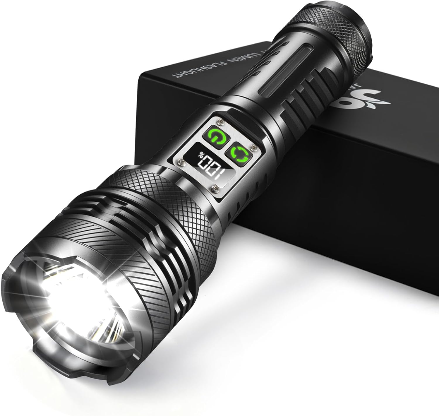 Detalle de JAY-PARK Torches 1,000,000 lumens LED torch 🔦