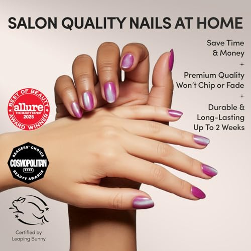 Detalle 2 de Glamnetic Press On Nails Berry Fizz 30-piece ๐