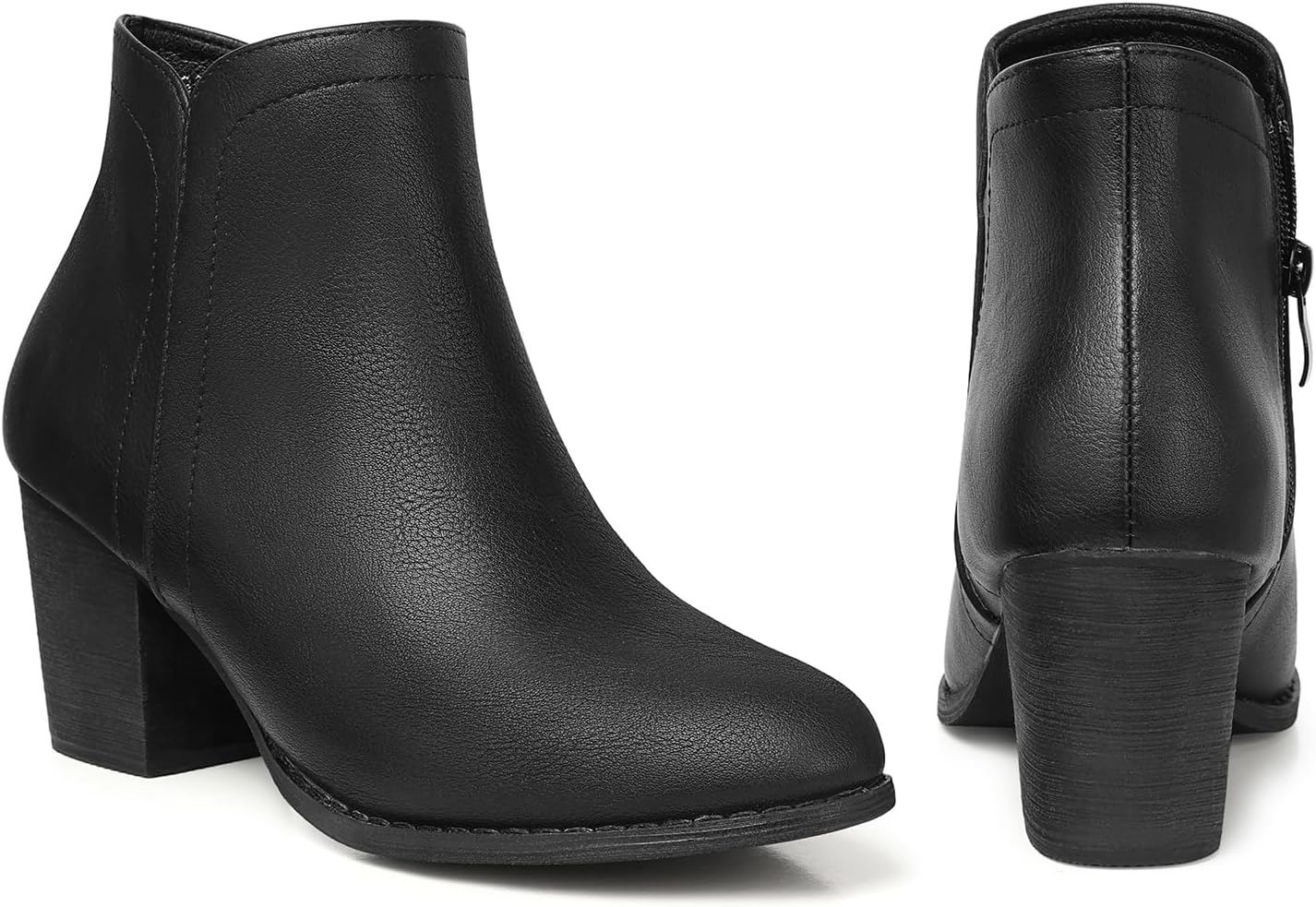 Detalle 2 de SHIBEVER Women's Ankle Boots, 2.68-Inch Heel