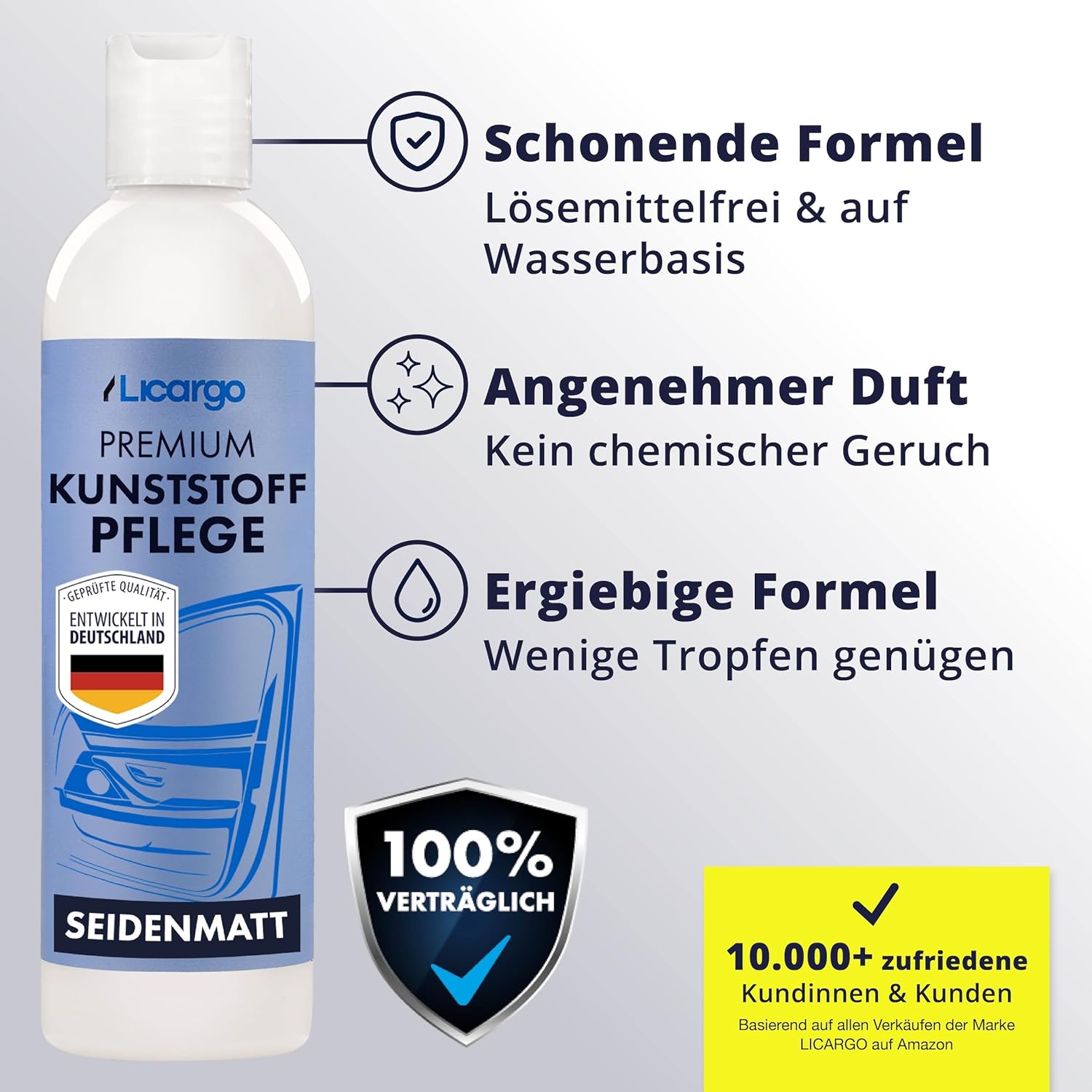 Thumbnail 4 de LICARGO Kunststoffpflege Auto 250 ml – Farbaufrischung mit UV-Schutz für innen & außen