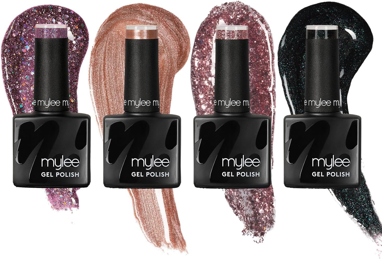 Detalle de Mylee Set Vernis Gel Semipermanent Champagne Supernova – 4 x 8 ml