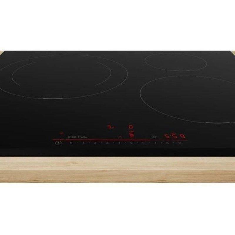 Detalle 2 de Bosch Serie 6 PIJ631HB1E: placa de inducción de 60 cm con 3 zonas y Home Connect