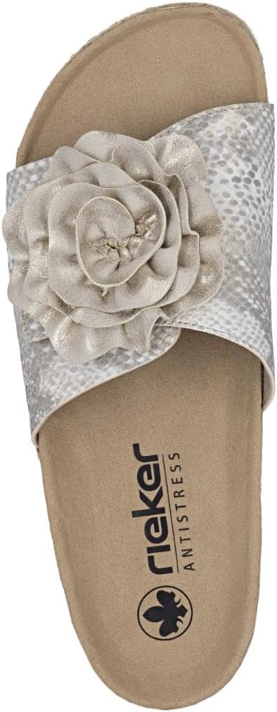 Thumbnail 3 de Rieker Damen Sandalen Pantoletten Modeschuhe Sommerschuhe pink