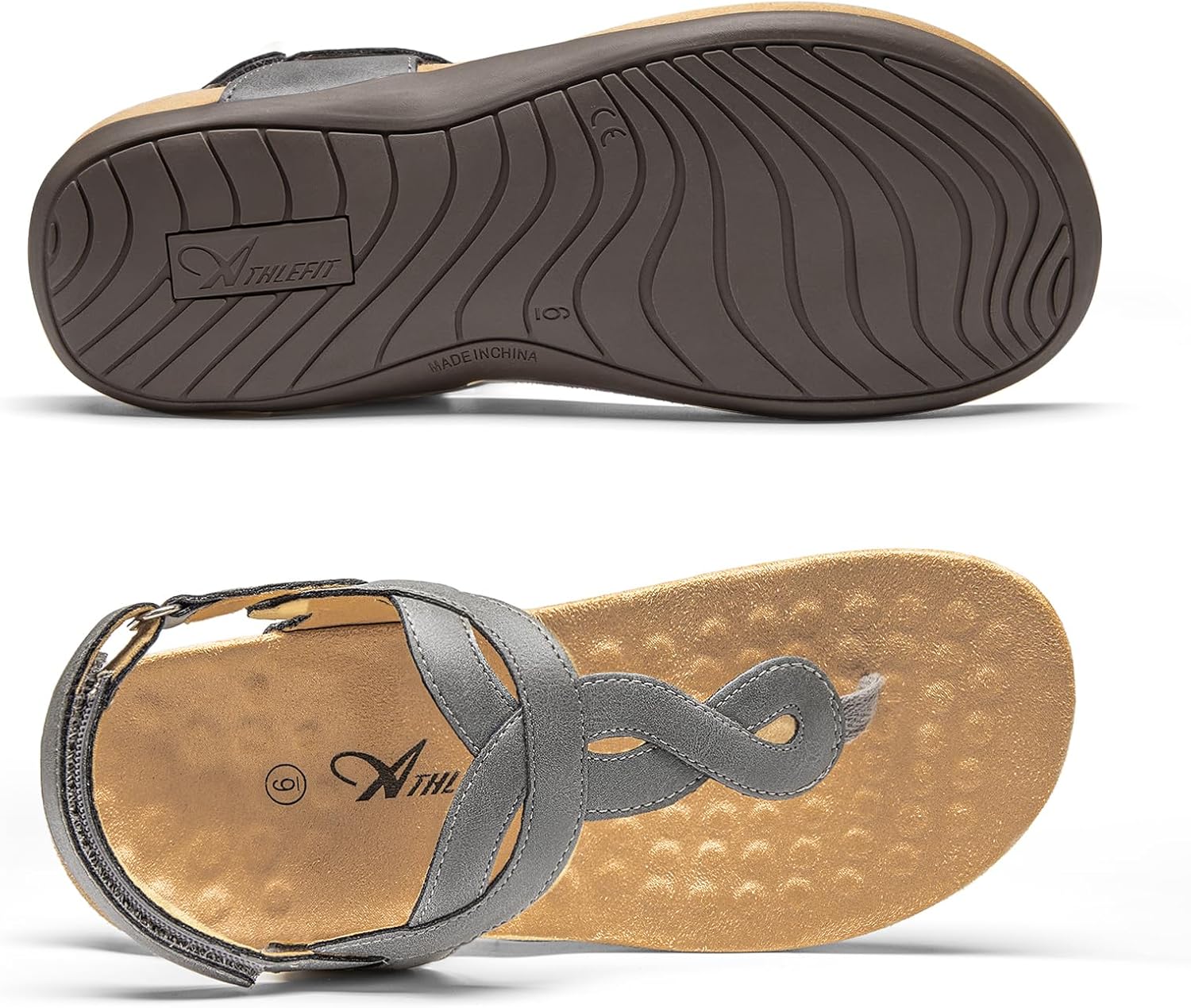 Thumbnail 5 de Athlefit Women's Orthopedic Arch Support Sandals: Comfort Meets Everyday Support