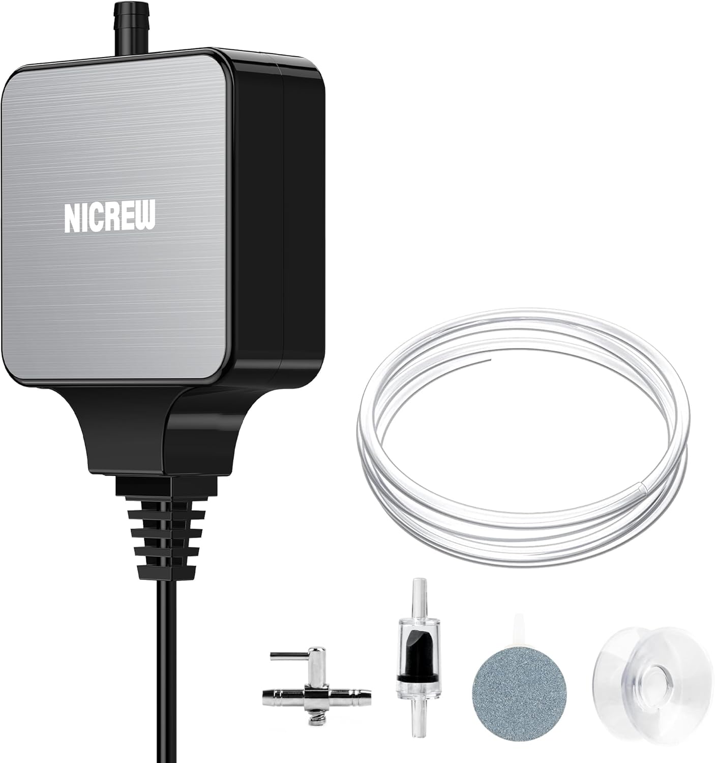 Thumbnail 6 de NICREW Air Pump Aquarium Ultra Quiet: Nano Silent Oxygen Pump for Nano Tanks