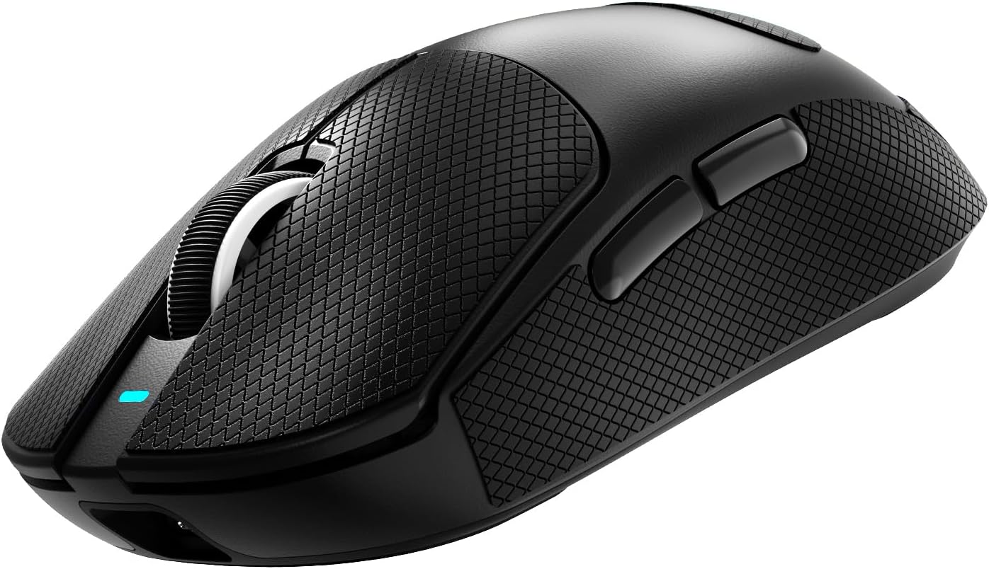 Detalle de ATTACK SHARK X8SE Maus – Ultra-leichtes Gaming mit Grip Tape für große Hände