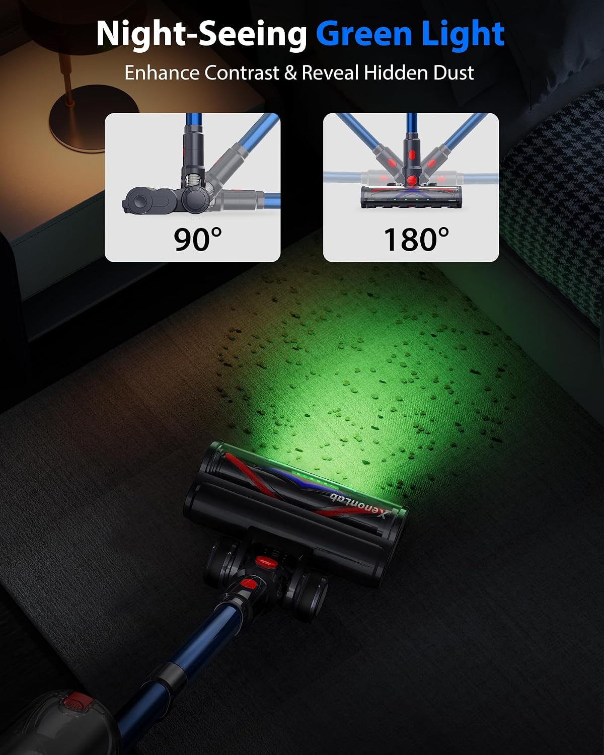 Thumbnail 6 de XenonLab PW702 Cordless Stick Vacuum, 55 kPa Suction, 10-Stage Filtration