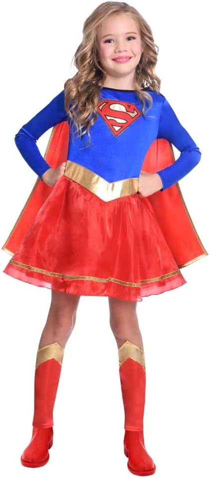 Detalle de Amscan Officially Licensed Warner Bros DC Comics Supergirl Classic Fancy Dress Costume
