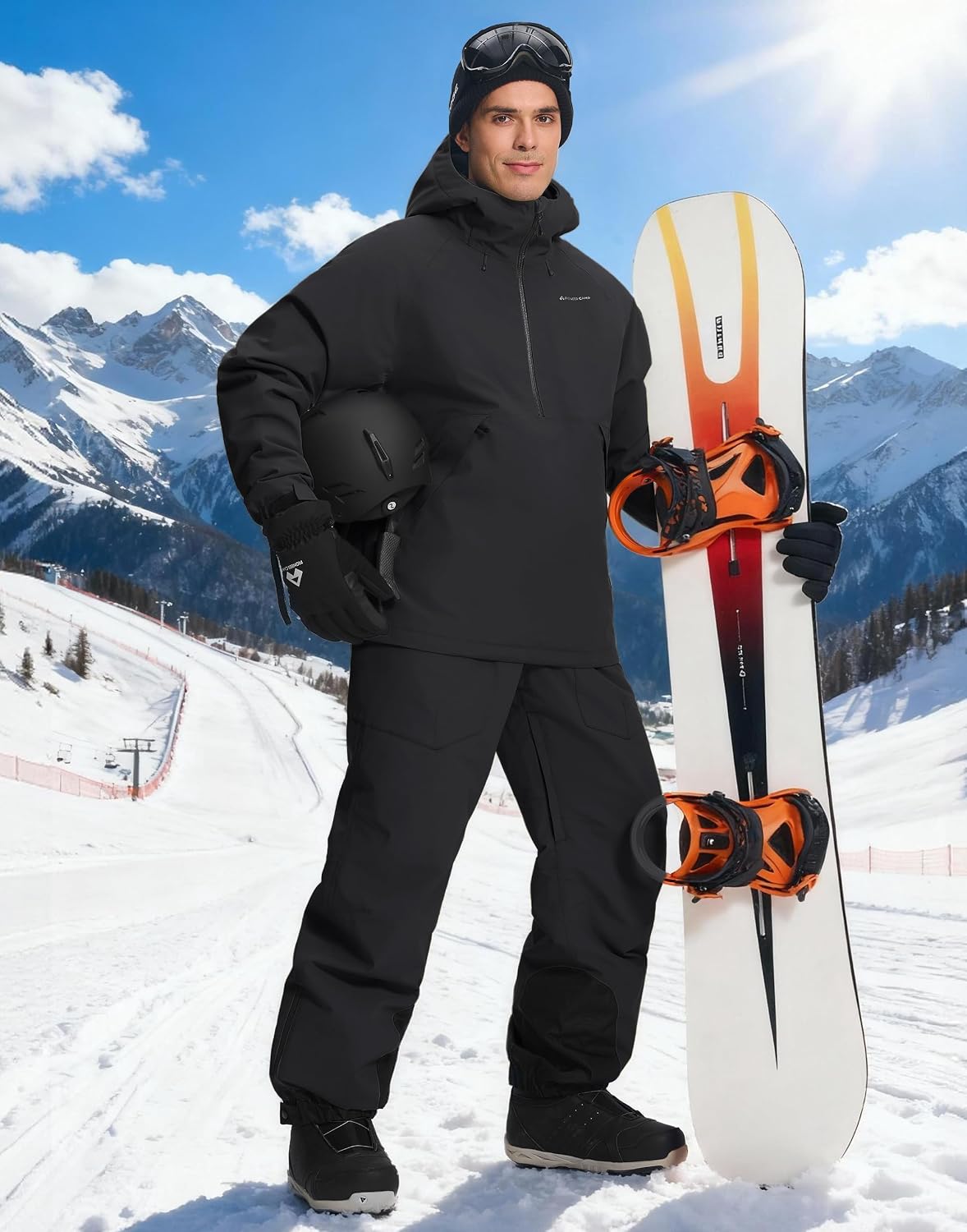 Detalle 2 de Pioneer Camp Skihose Baggy Wasserdicht 15000mm