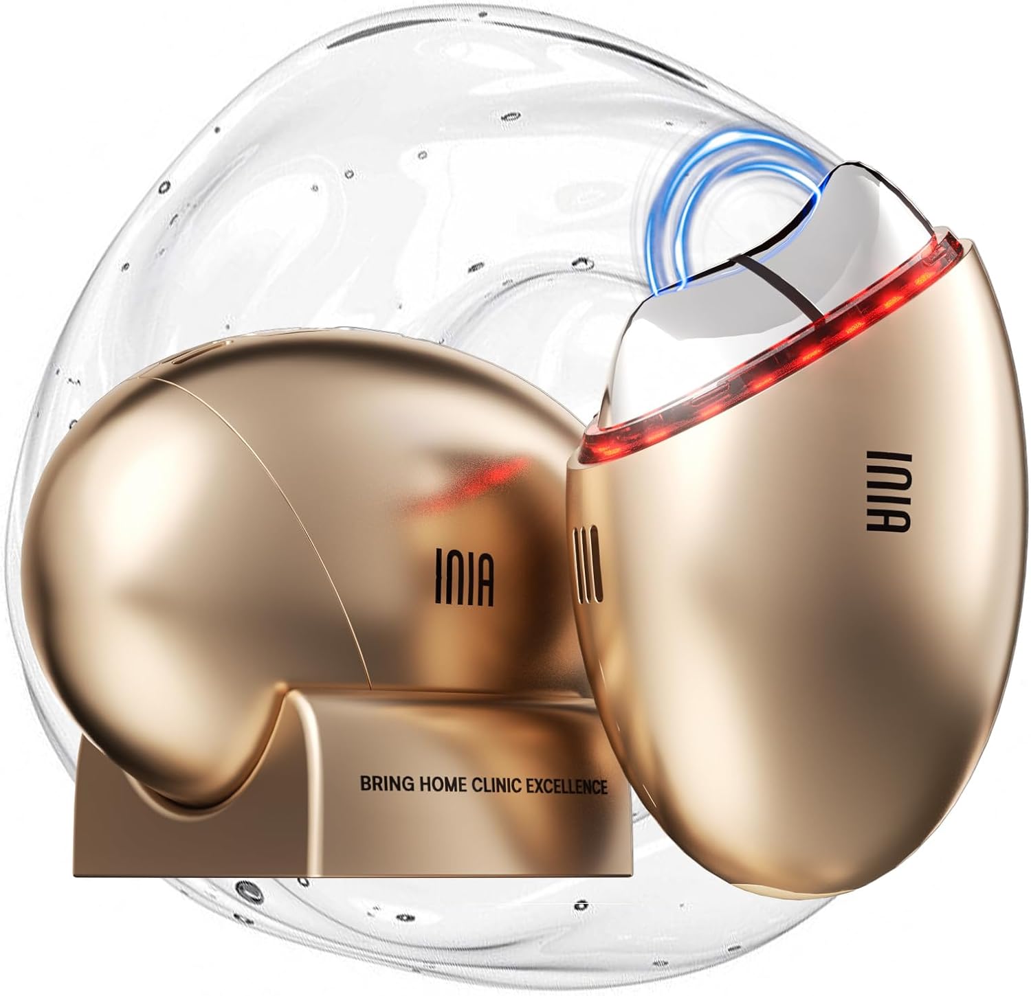 INIA 7-in-1 Red Light Therapy Facial Massager