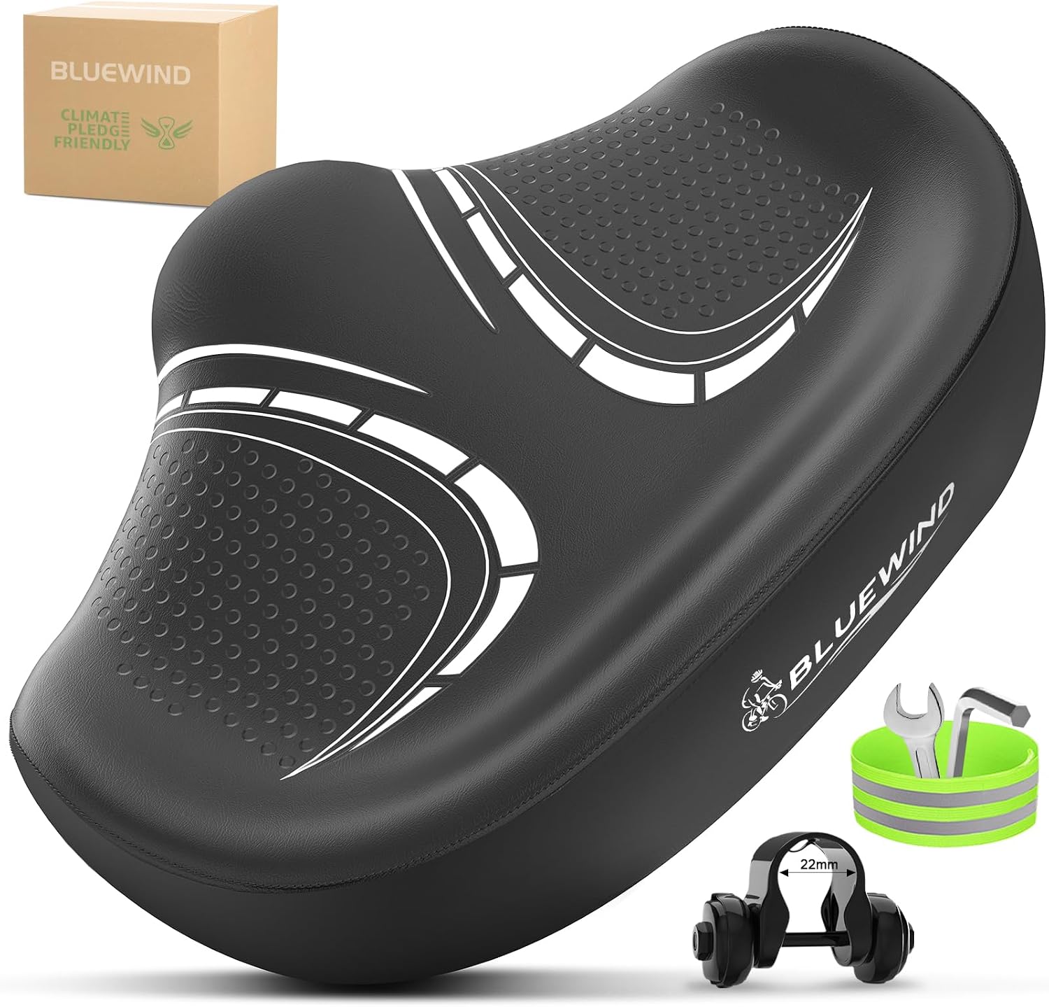 Detalle de Bluewind Bike Seat with Microfiber Leather