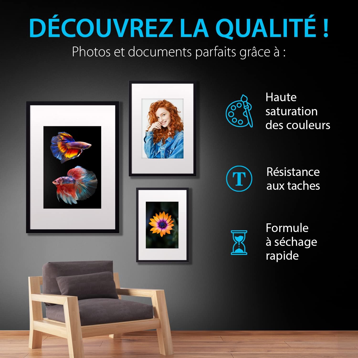 Thumbnail 6 de Smart Ink Pack de cartouches compatibles HP 903 XL (903XL) – 4 couleurs : Noir XL, Cyan, Magenta, Jaune