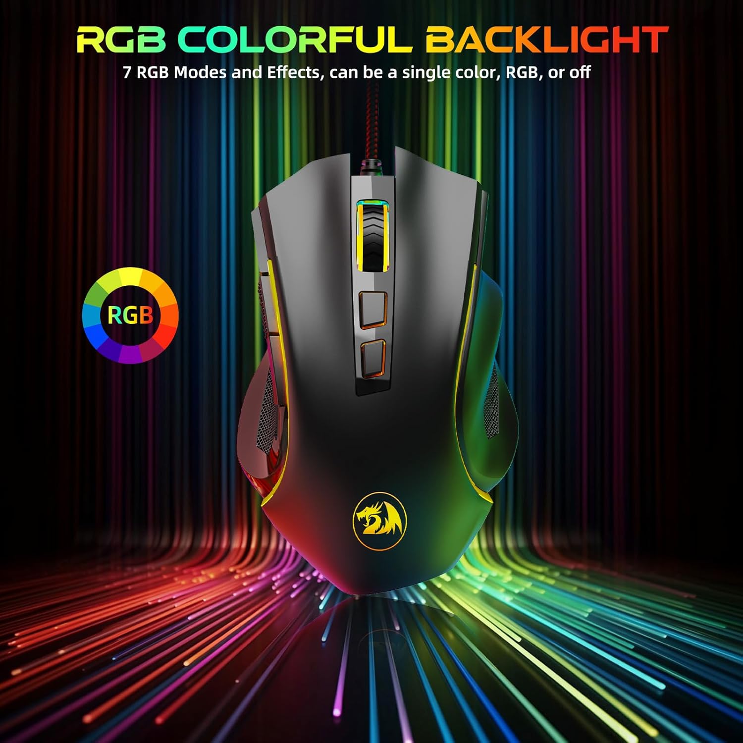 Thumbnail 6 de Redragon M602 7200 DPI ergonomic gaming mouse