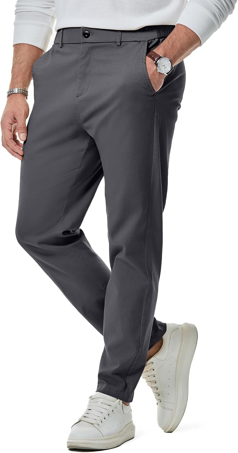 Detalle 2 de Elegancity Herren Chino Hose Slim Fit S-3XL