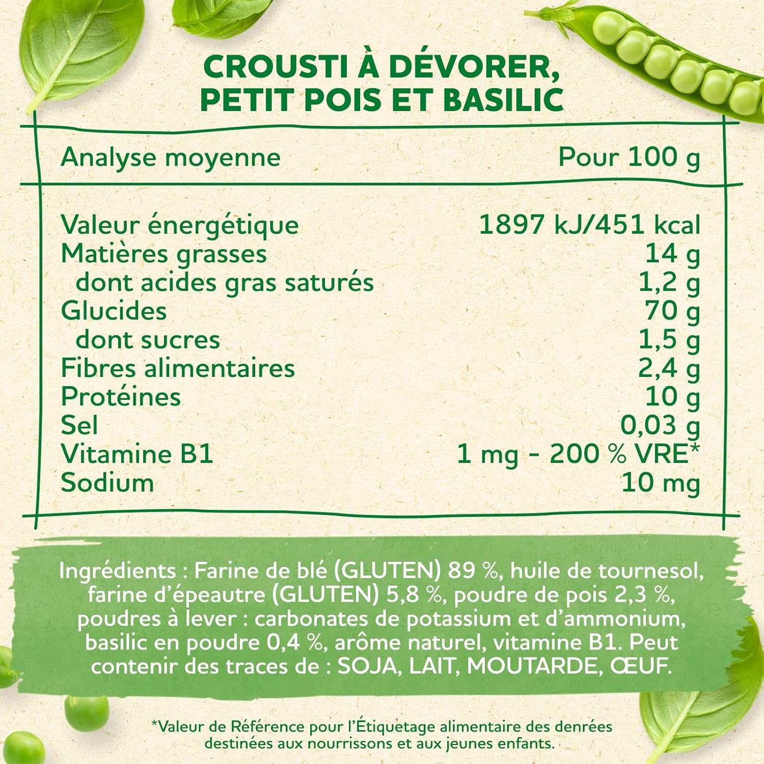Thumbnail 1 de Blédina Crousti À Dévorer, biscuit bébé 18 mois 🥣
