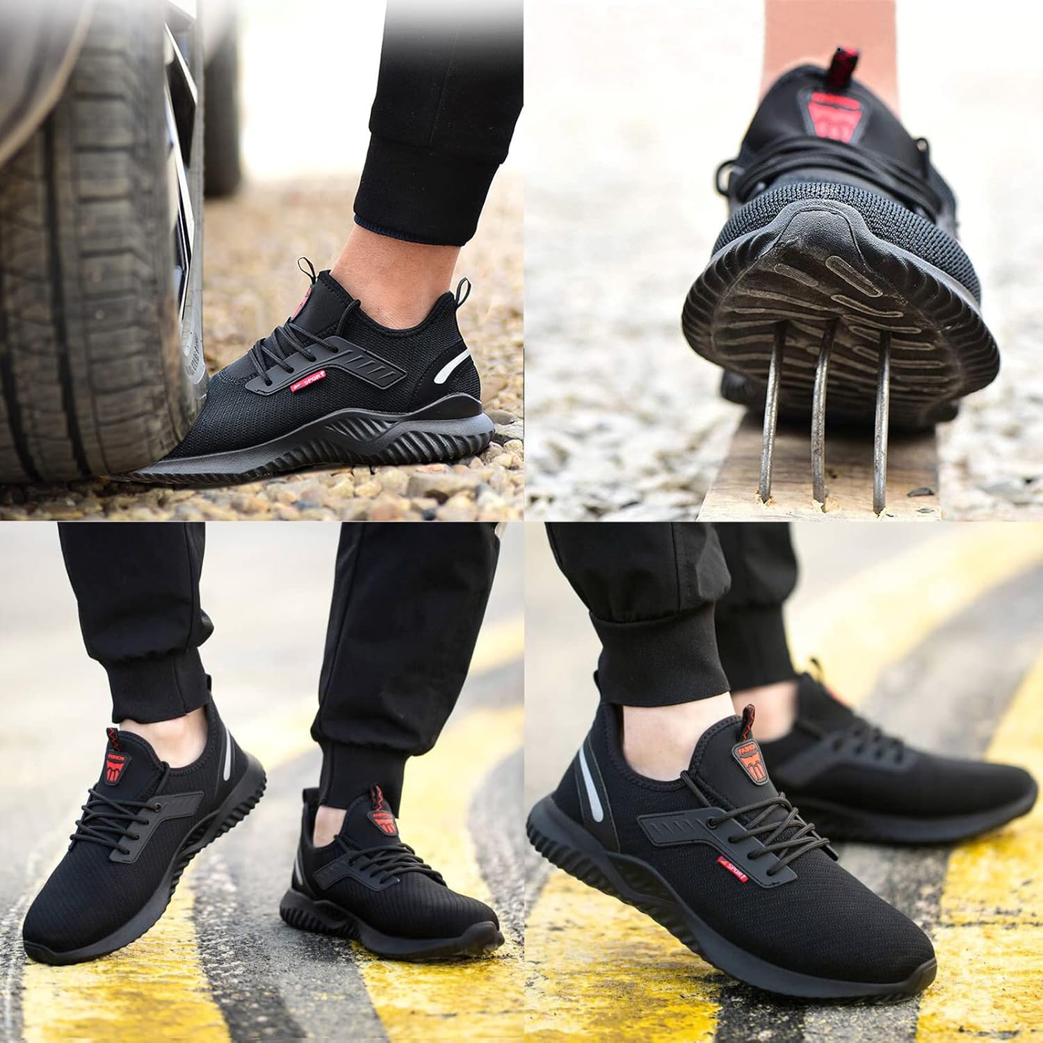 Thumbnail 1 de Safety Trainers Men Women: Lightweight Steel Toe Cap Trainers with Breathable Comfort and Puncture Resistance