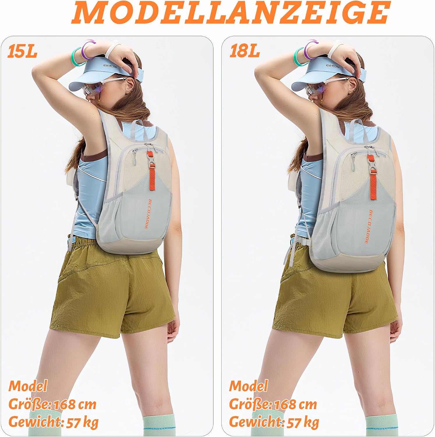 Thumbnail 4 de BECOJADDE 15L Wanderrucksack