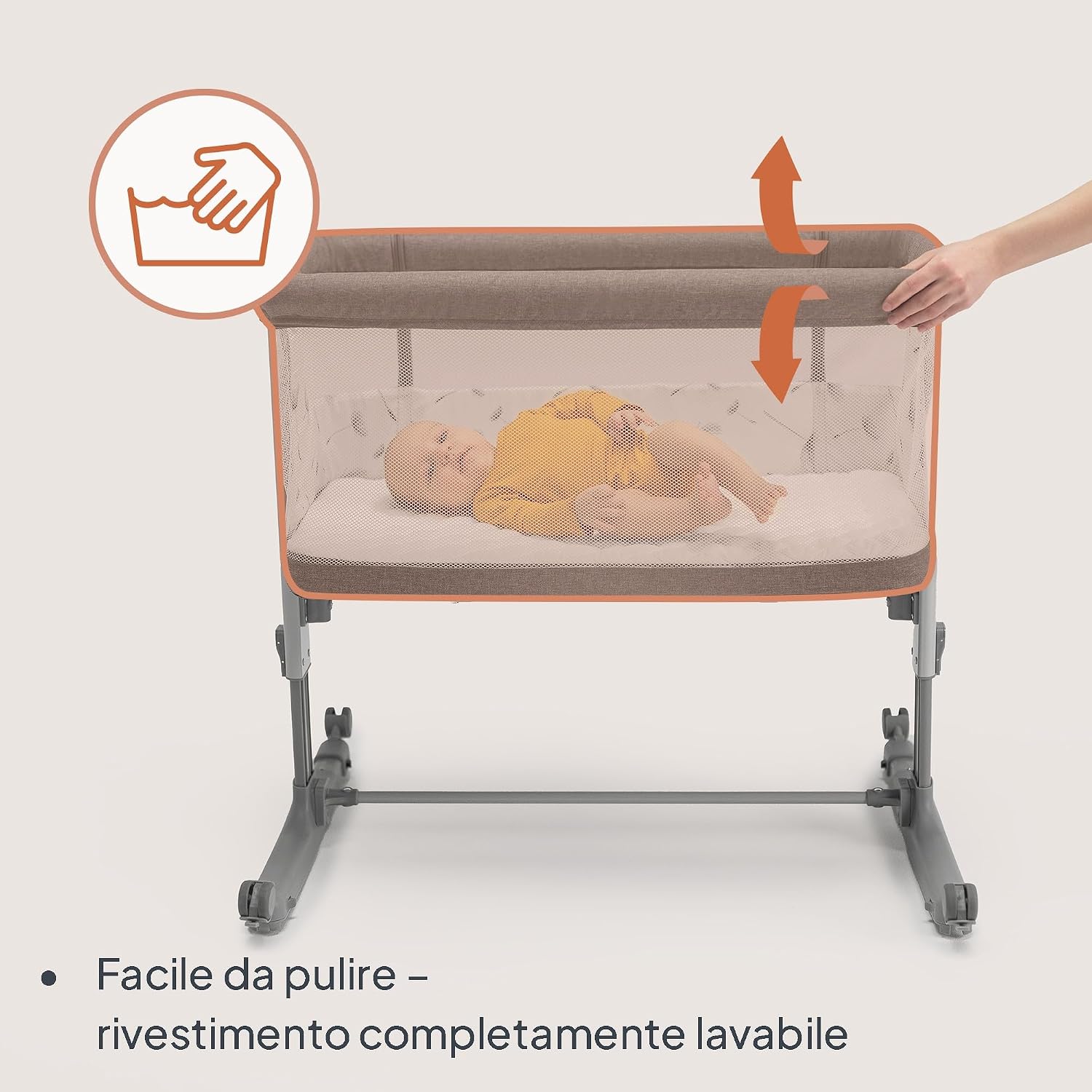 Thumbnail 6 de Lionelo Aurora 3in1: culla, co-sleeping e lettino da viaggio per neonato fino a 9 kg