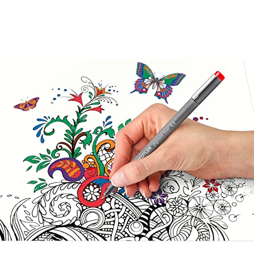 Detalle 2 de Staedtler 308 02-9 rotulador punta fina 0,3 mm — paquete 6 🎨