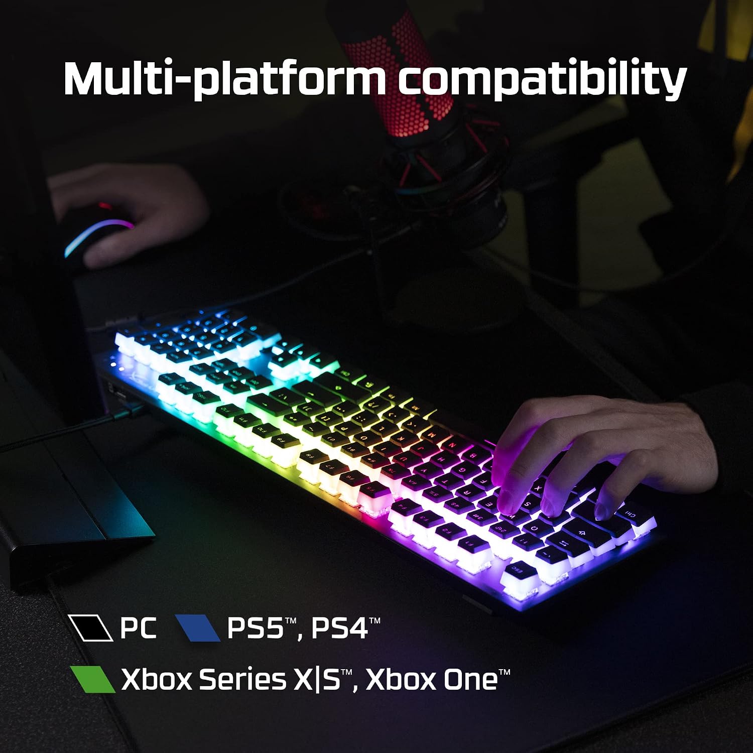 Thumbnail 6 de HyperX Alloy Origins 60 HKBO1S-RB-US/G Mechanical Gaming Keyboard, RGB