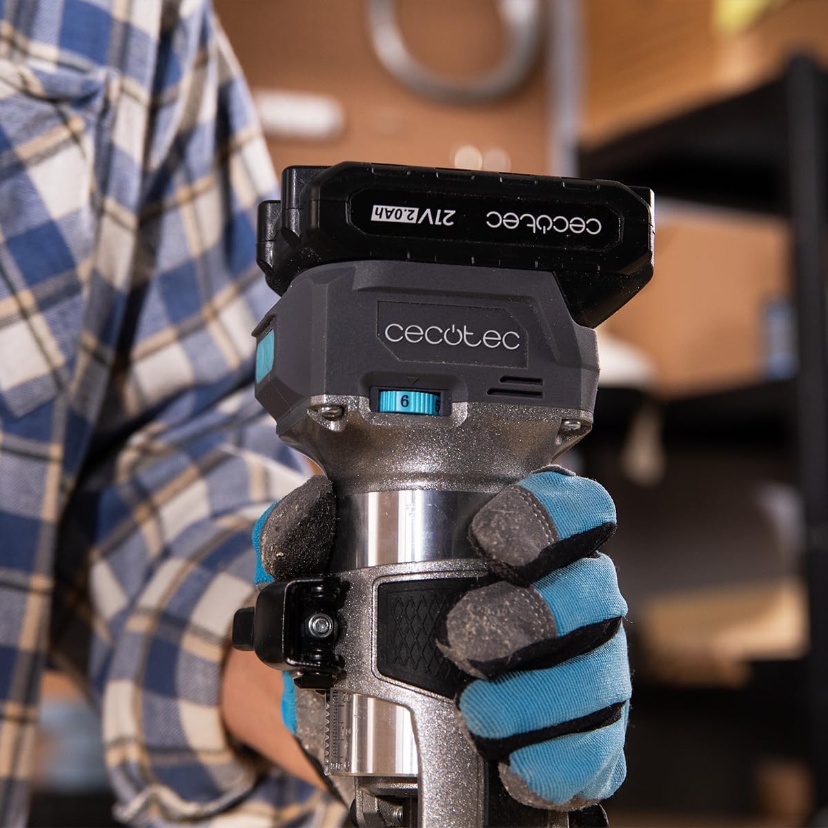Thumbnail 6 de Cecotec Fresatrice per Legno a Batteria MultiShape 2000 Liberty – potenza senza fili e precisione