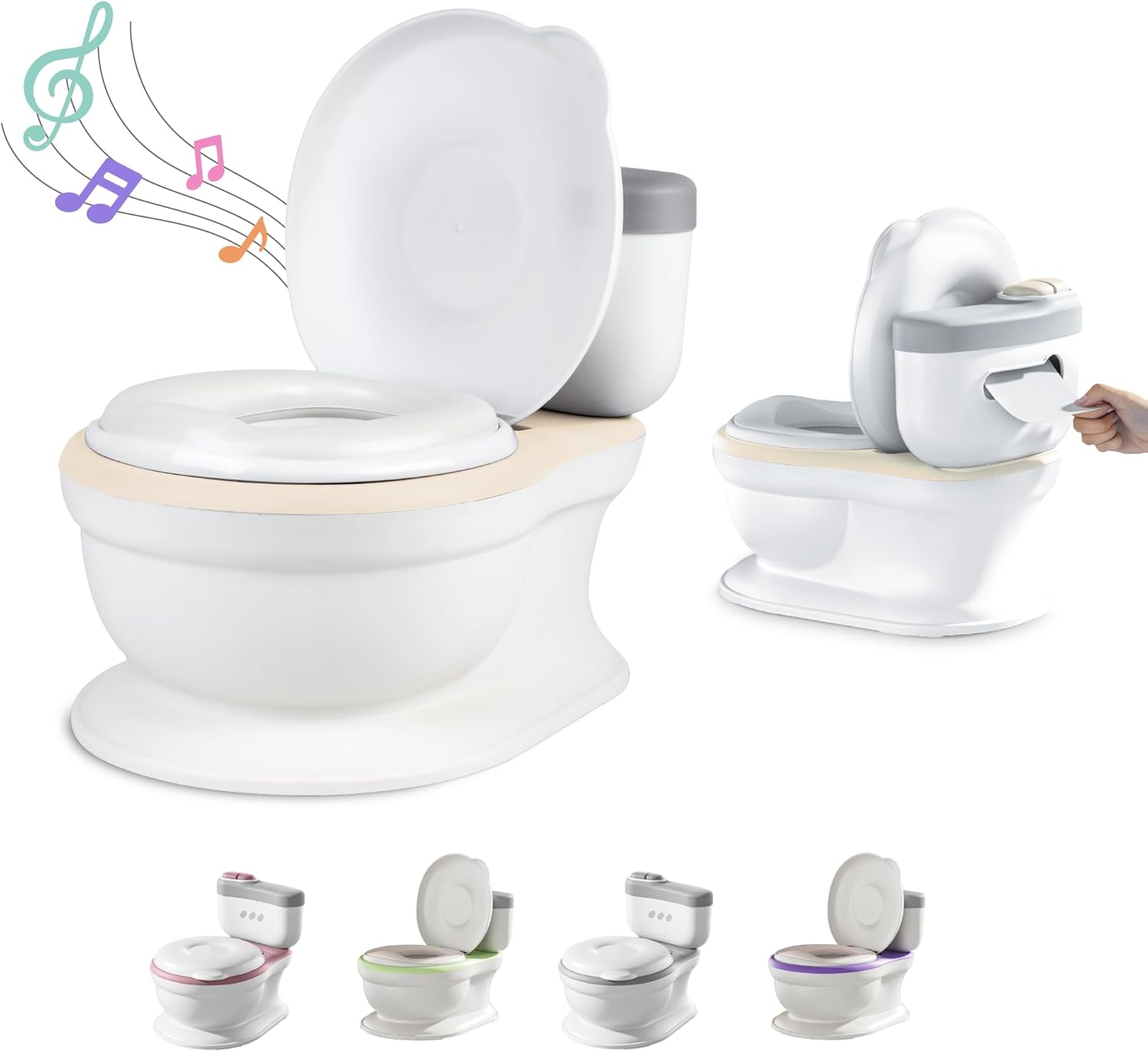 Pot Bébé Toilette Musical pour apprentissage de la propreté – confort et sécurité pour les premières toilettes