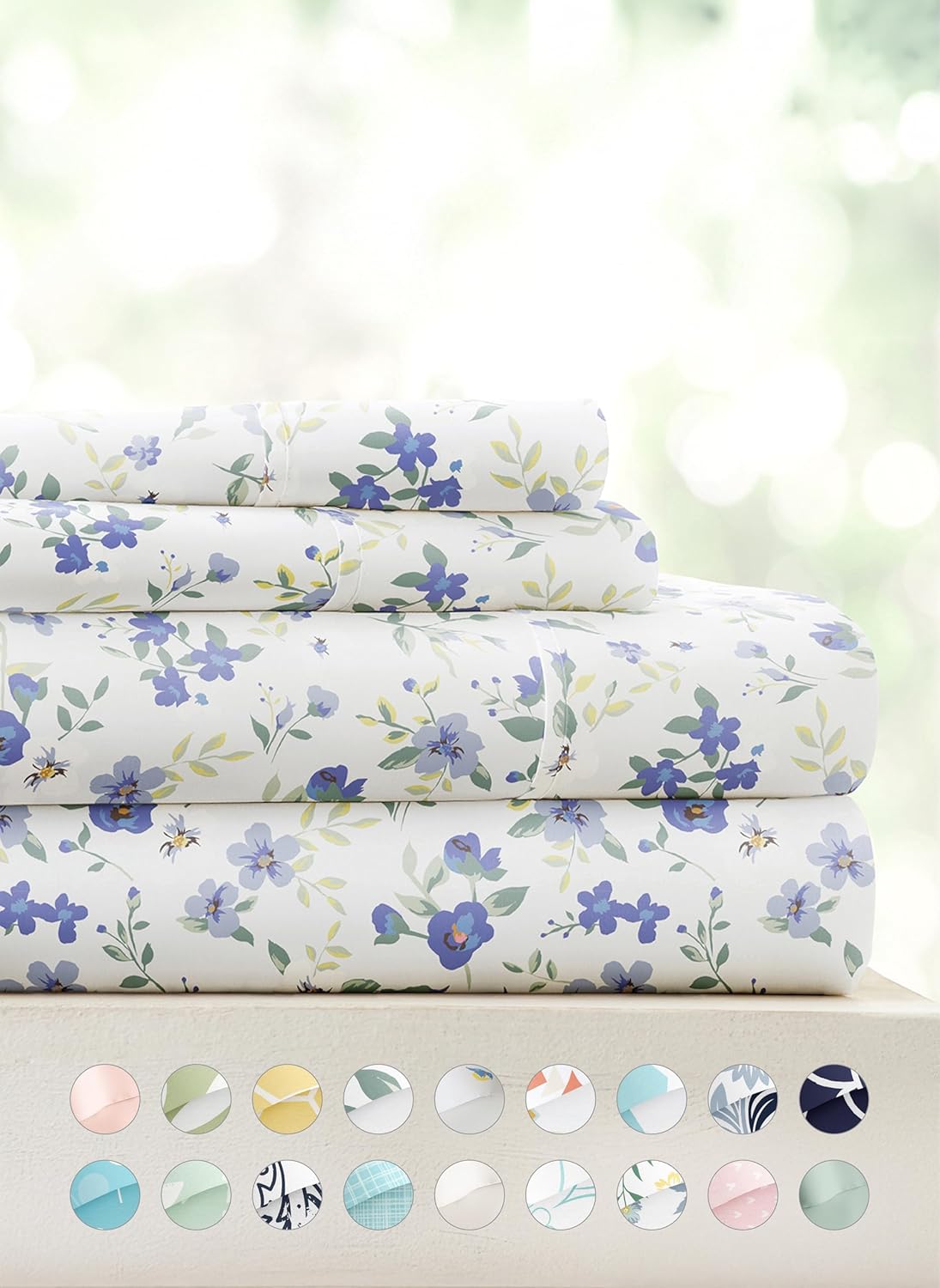 Detalle de Linen Market 16" Queen Sheet Set