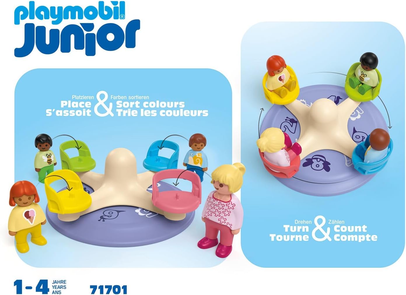 Detalle 2 de PLAYMOBIL Number Carousel 71701