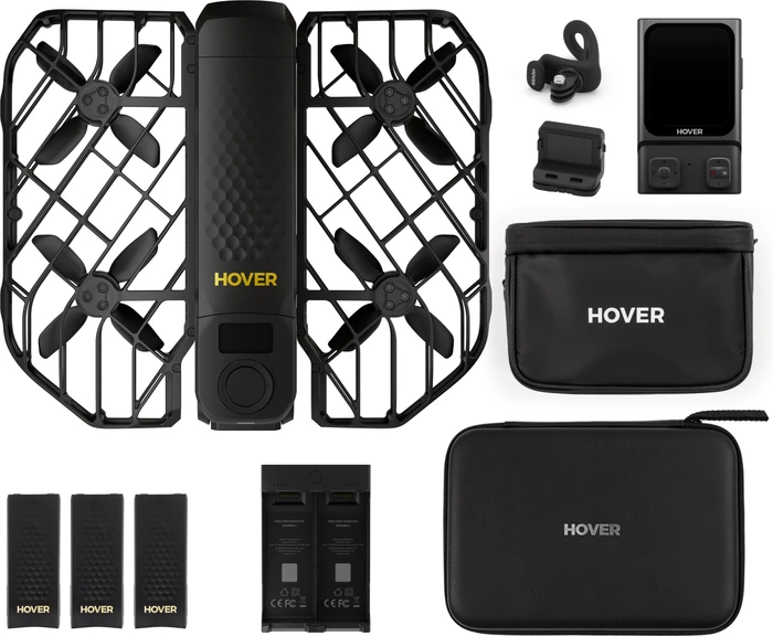 Thumbnail 8 de HOVERAir X1 PRO MAX Ultimate Cycling Kit – Drohnen-Set fürs Radfahren mit 8K/30 fps und Beacon