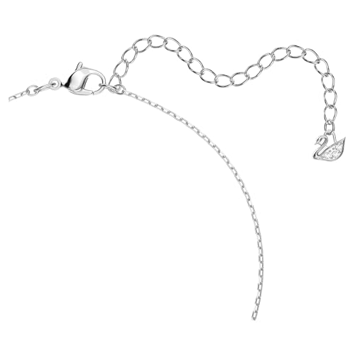 Detalle de Swarovski Dancing Swan, collana con cigno bianco e placcatura in rodio