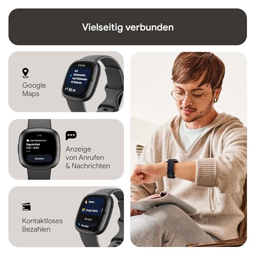 Thumbnail 6 de Fitbit Sense 2: Smartwatch mit EKG, Stressmanagement und GPS