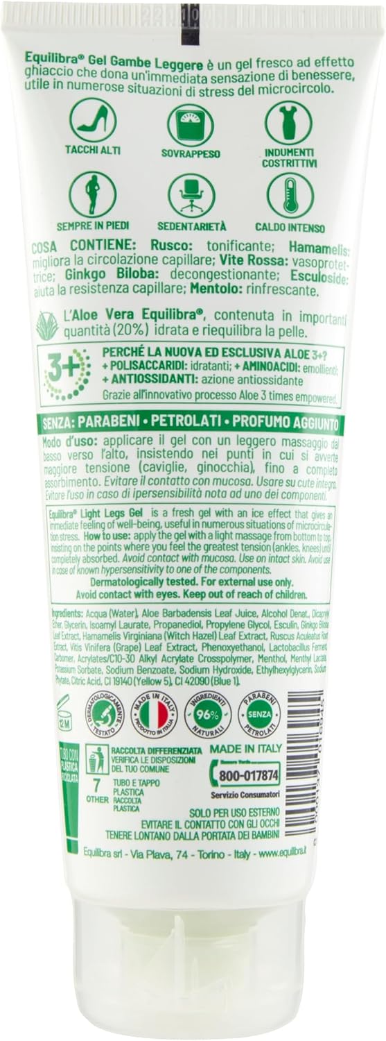 Thumbnail 1 de Equilibra Aloe Gambe Leggere 125 ml