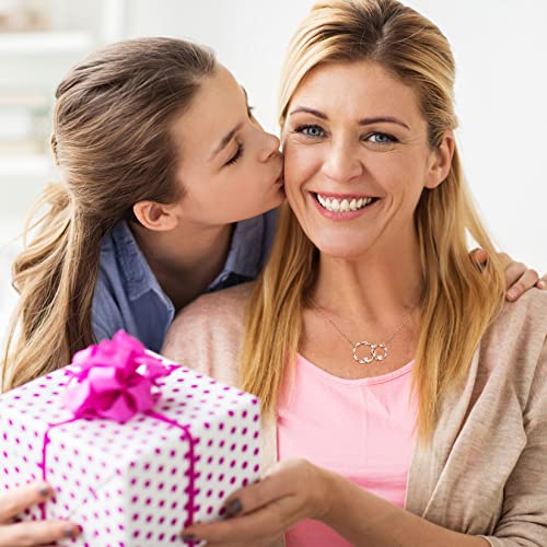 Thumbnail 4 de AnalysisyLove Mum Gifts from Daughter 925 Silver Mother Daughter Necklace