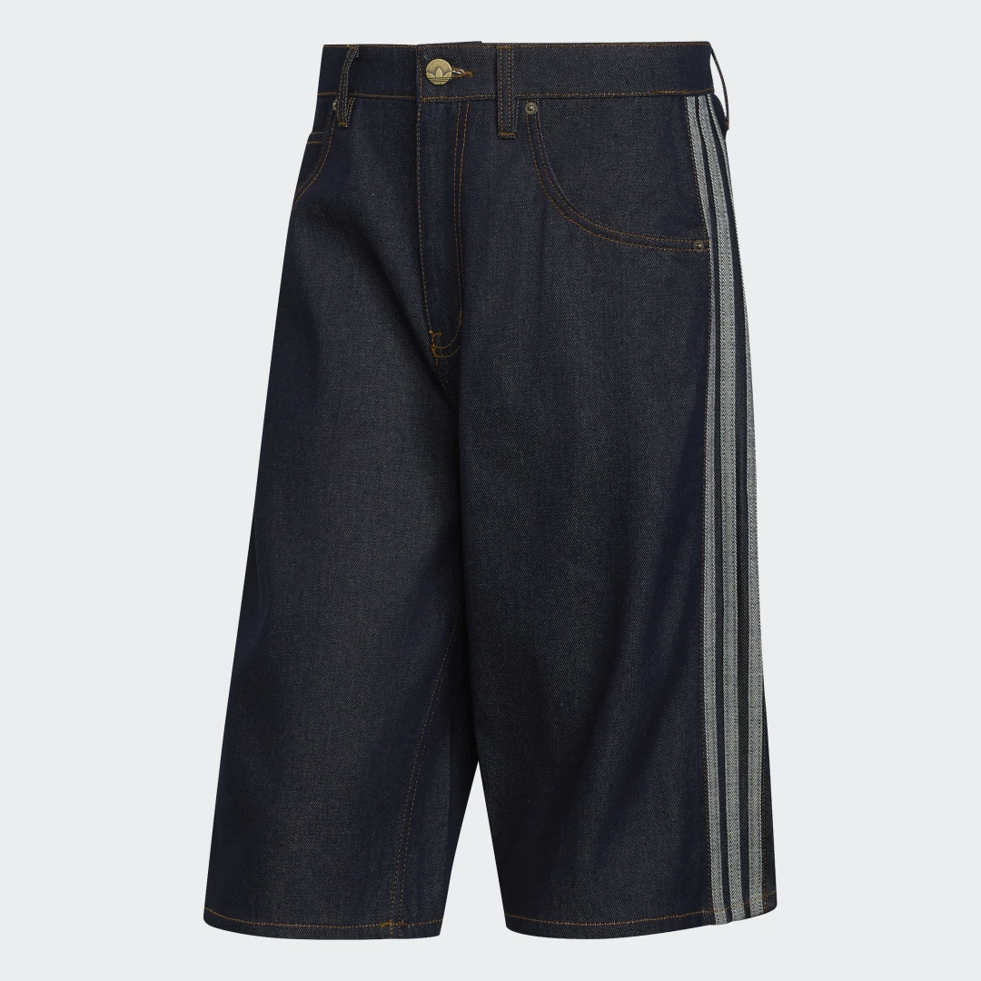 Thumbnail 3 de Adidas jorts vaqueros de tiro medio