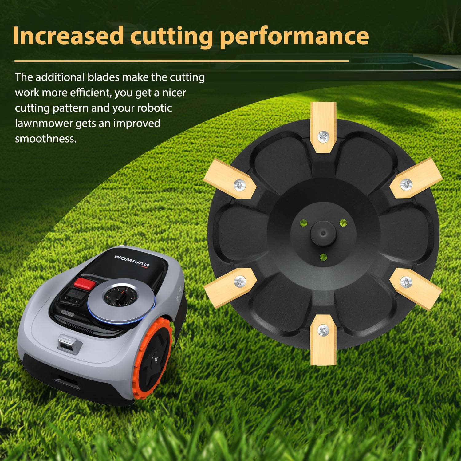 Thumbnail 1 de Piatto per coltelli con 6 lame compatibili per Segway Navimow (serie i- e modelli AWD)