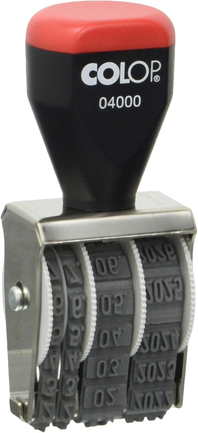 Detalle de COLOP 108646 datumstempel met datum in cijfers, afdruk 20 × 4 mm