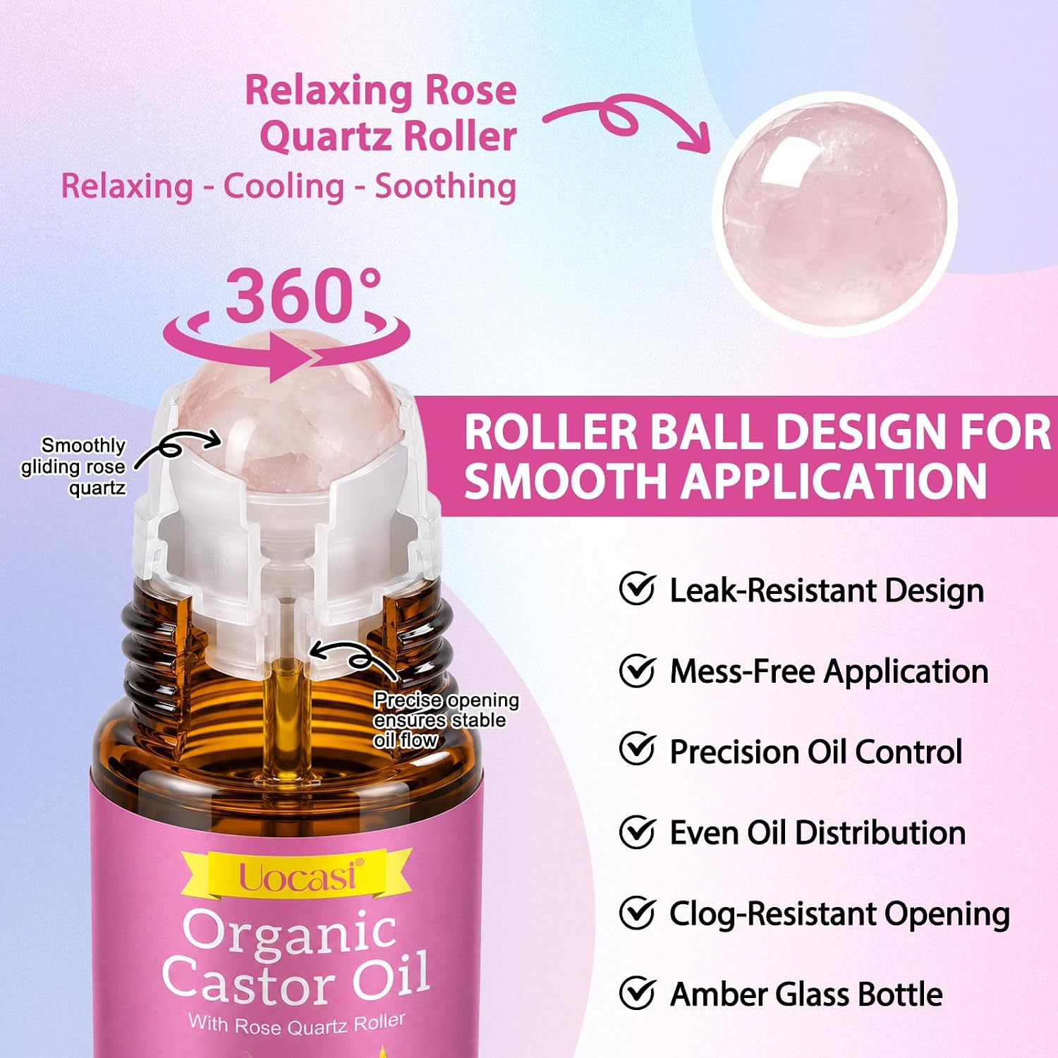 Detalle de Castor Oil Hair and Skin Oil 2.02 oz