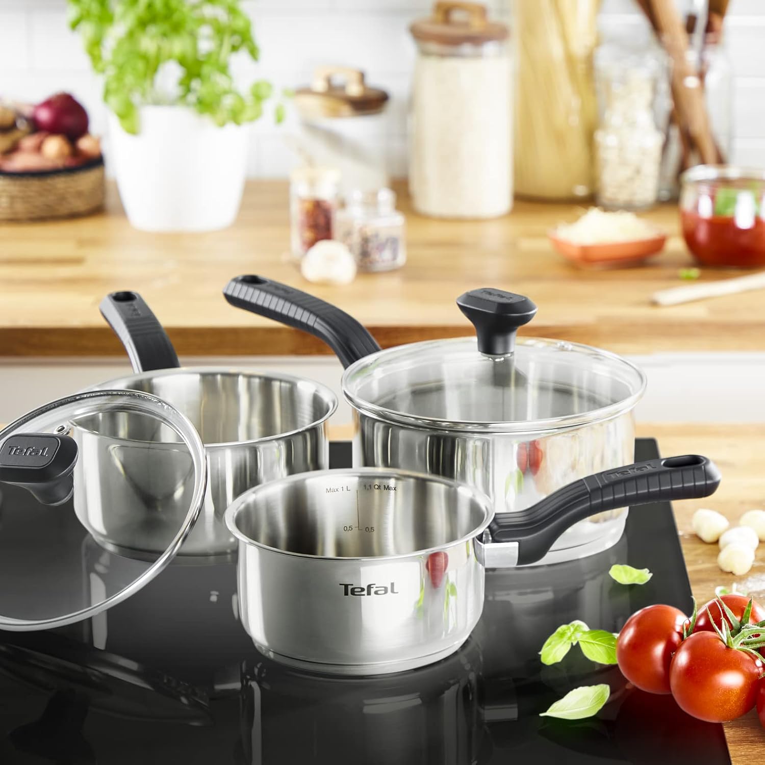Thumbnail 3 de Tefal Comfort Max 3 Piece Stainless Steel Set