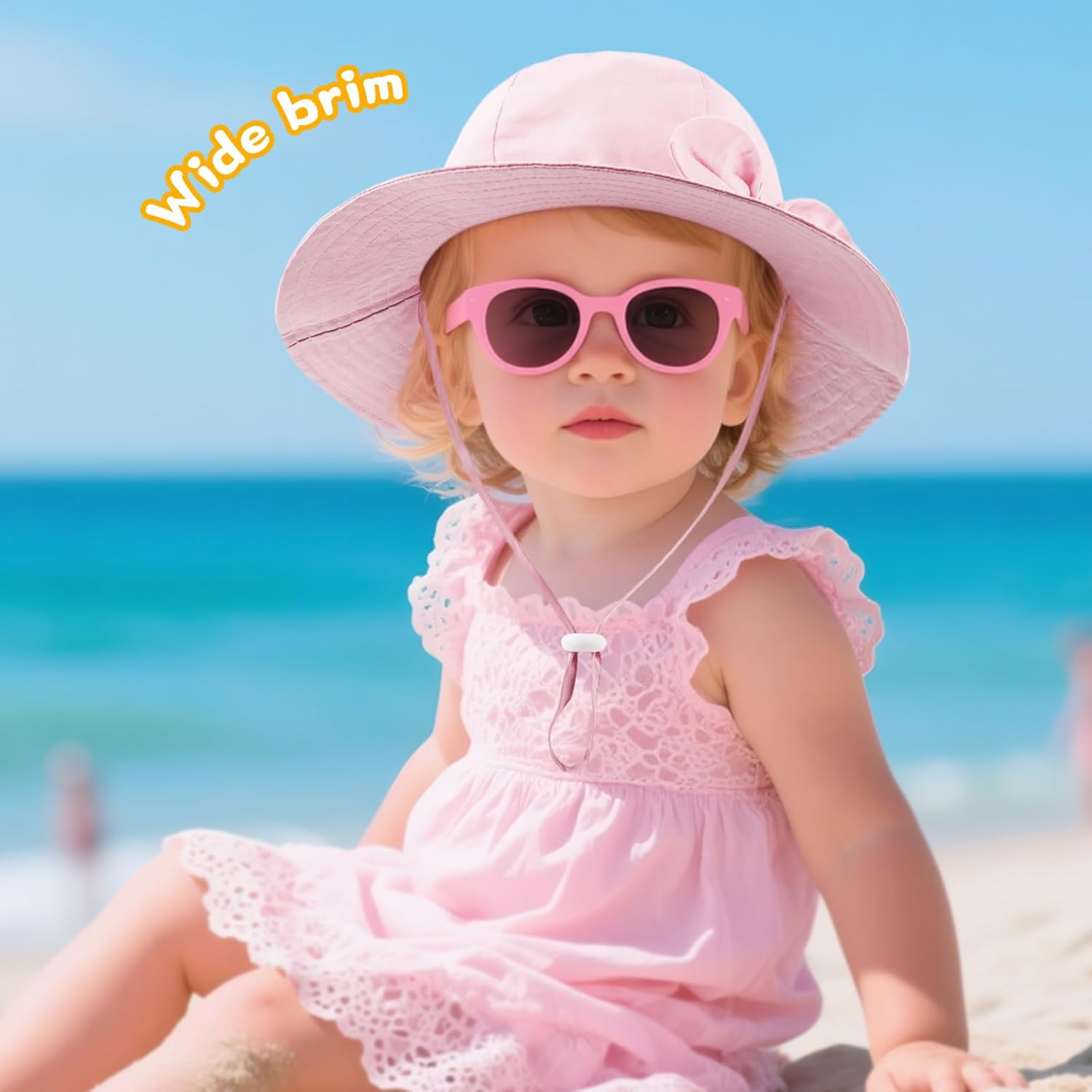 Thumbnail 4 de DRESHOW Baby Sun Hat / Toddler Sun Protection Animal Cap with Chin Strap (UPF 50+)