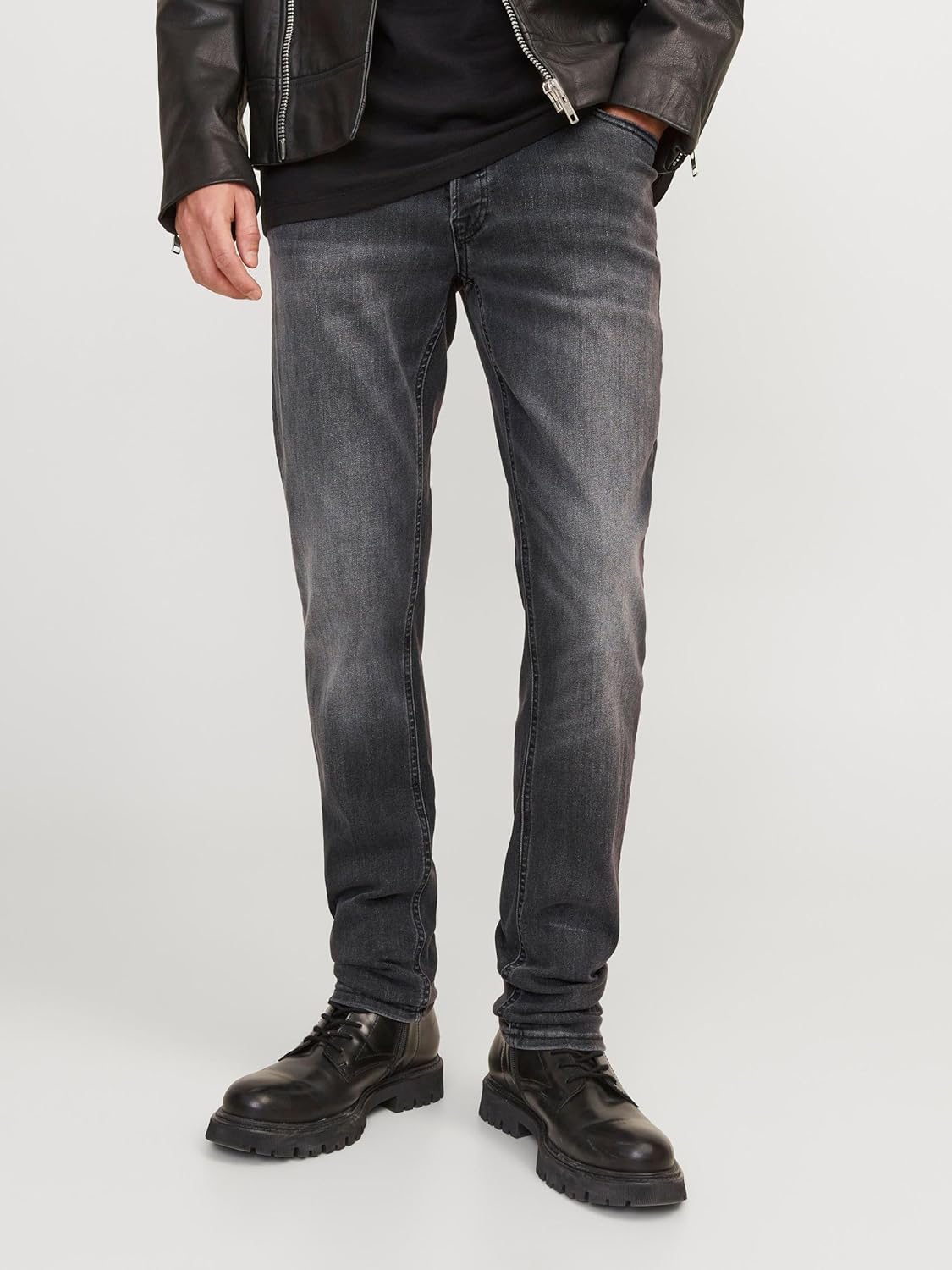 Detalle 2 de JACK & JONES Jjiglenn Jjoriginal Am 812 NOOS — Jean slim homme à taille basse