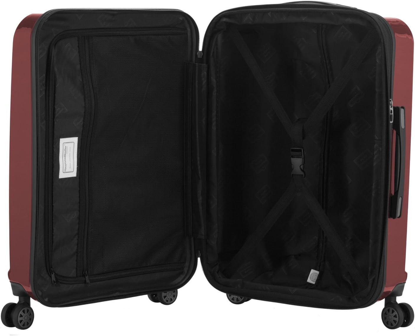 Detalle de HAUPTSTADTKOFFER X-Berg Valigia Rigida 65 cm - 90 L, Lucido Borgogna